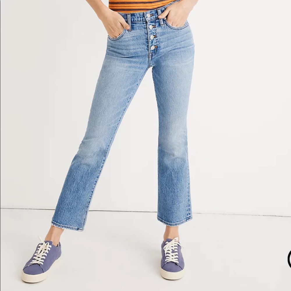 Madewell Denim Cali Demi-Boot Jeans in Dory Wash: Comfort Stretch Edition